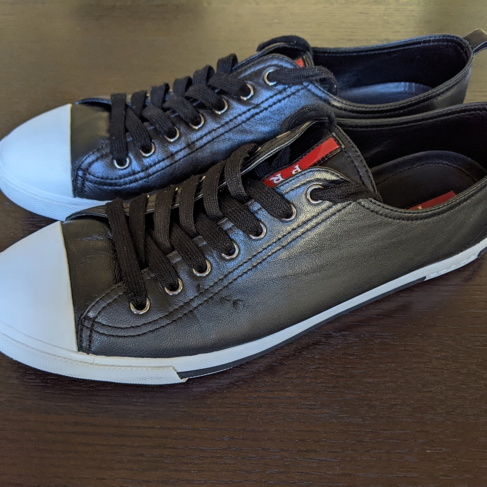 Prada Men’s leather Converse Style Sneaker
